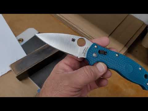 SPY27 Spyderco Manix 2 edge retention testing. What is this new steel capable of and is it any good?