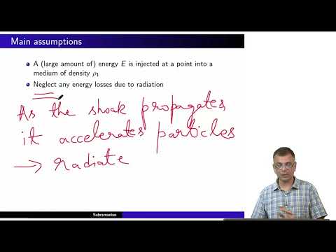 Spherical blast waves : Sedov-Taylor solution