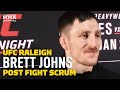 UFC Raleigh: Emotional Brett Johns Explains How His Brother Saved His Career - MMA Fighting