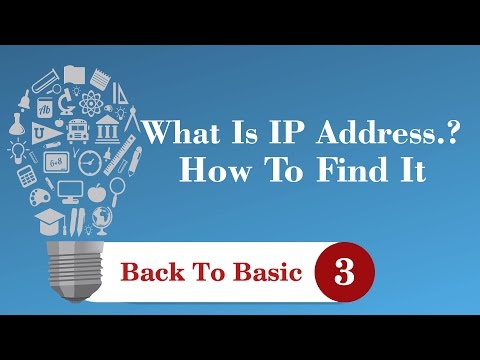 What Is IP Address..? How To Find It ☻Back To Basic - Episode  03