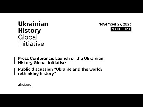 Timothy Snyder, Serhii Plokhii and Yaroslav Hrytsak Launch The Ukrainian History Global Initiative with Colleagues from Ukraine