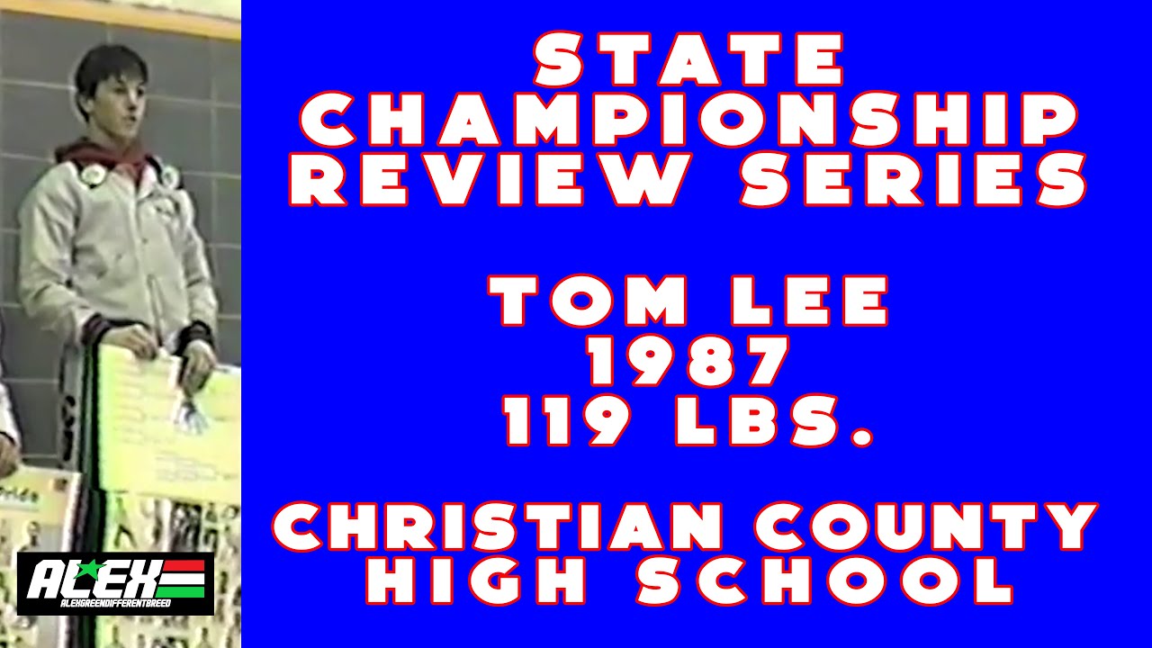 State Wrestling Championship match review w/ Tom Lee (Christian County; 1987 119 lbs.)