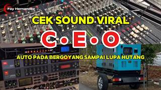 Download lagu CEK SOUND DANGDUT KOPLO BASS GLERR CLARITY HD AUDIO DHUNGTHUK - CEK SOUND VIRAL CEO mp3