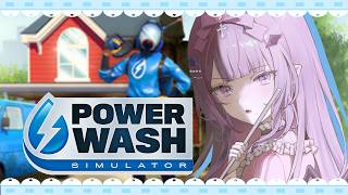 【PowerWash Simulator】まったりお掃除しながら雑談しよ～🌙【 #紫月るぴ / #vtuber 】