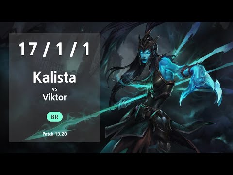 Kalista Mid vs Viktor - BR Master Patch 13.20