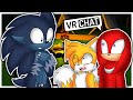 Movie Sonic The Werehog Meets Movie Knuckles And Movie Tails In VR CHAT