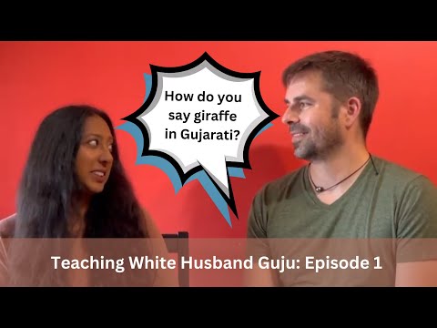 Teaching White Husband Gujarati - Episode 1 | Ben Learns Guju Animals