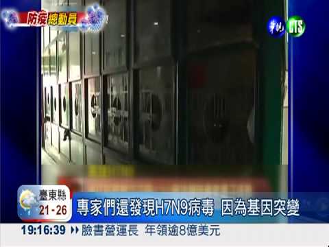 H7N9感染源 恐經禽鳥→其他動物