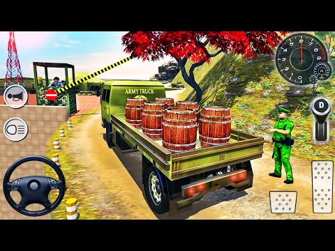 OffRoad US Army Transport Truck Simulator - Cargo Vehicle Driving Mountain 3D - Android GamePlay