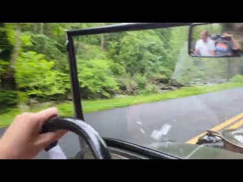 Cruising (Little River Gorge Rd). In the bucket. In Townsend Tennessee