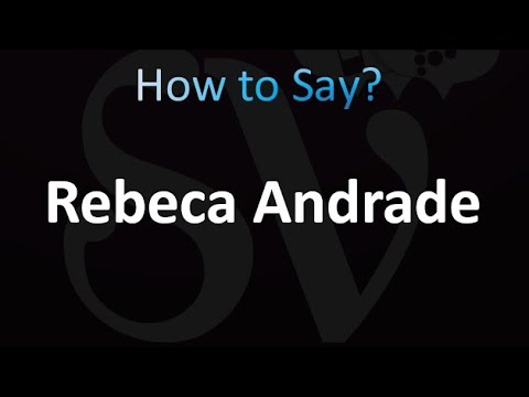How to Pronounce Rebeca Andrade (CORRECTLY!)