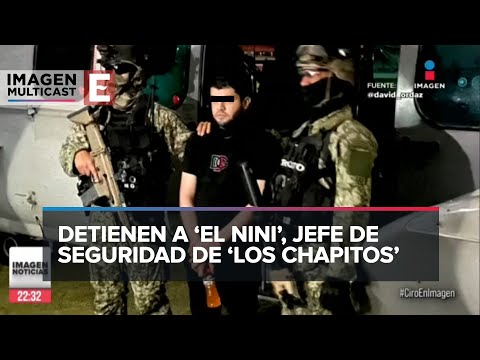 VIDEO: Así fue la captura de ‘El Nini’, jefe de seguridad de Los Chapitos