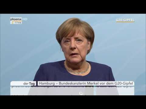 G20-Gipfel: Statement von Angela Merkel am 06.07.17