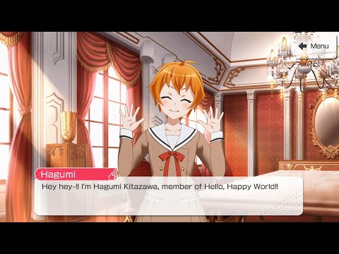 Character Introduction「Hello, Happy World!」Hagumi Kitazawa