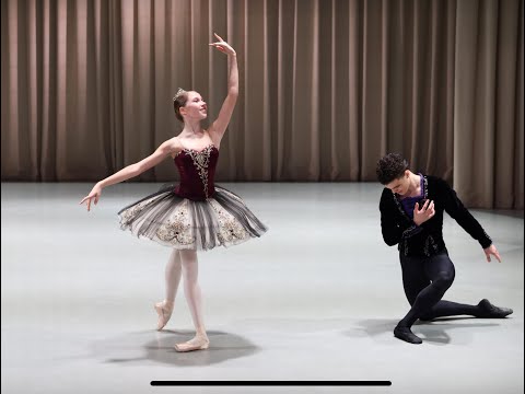 Classical Pas De Deux. Natasha Furman and Miron Savchenko. Students of Vaganova Ballet Academy.