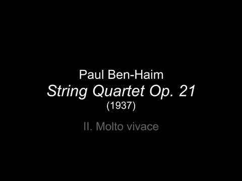 Paul Ben-Haim - String Quartet Op. 21