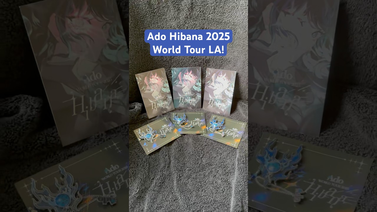 we went to Ado's 2025 world tour in LA! #ado #hibana #worldtour #concert #vlog