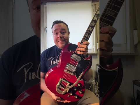VIDEO ... 1977 Greco SG-400T ... Catalogue CUSTOM ORDER … BIGSBY STRING-TROUGH + Maxon U-1000 PAF "Burst" REPLICA / Clone Humbuckers ... Made in Japan Lawsuit Era + GIGBAG image 22
