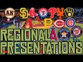 MLB The Show 24 animations of the regional presentations for all 30 MLB teams
