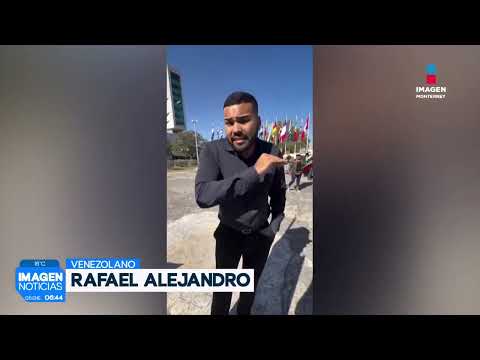 Venezolano confronta a manifestantes mexicanos en Monterrey | Noticias MTY primera emisión