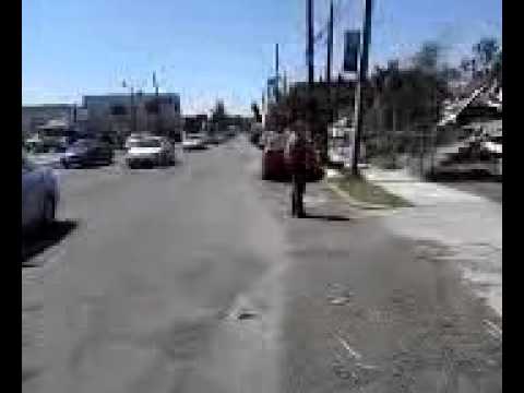 W Springfield MA tornado damage, from 685 Union Street (Clip 1 of 3)