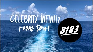 Celebrity Infinity Room Tour 8183 + cruise packing tips