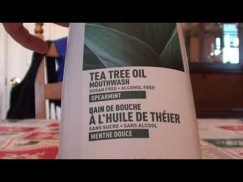DESERT ESSENCE Tea Tree Oil Mouthwash Spearmint REVIEW