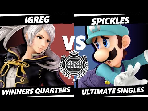 4o4 Smash Night 74 - iGreg (Robin) vs GUMP2| Spickles (Luigi) - Winners Quarter-Final