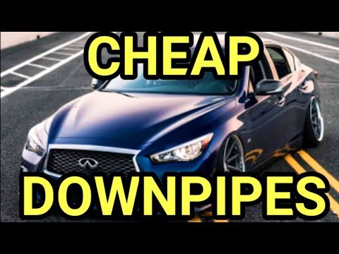 Megan lower downpipes Q50 Q60 red sport Downpipes Unboxing