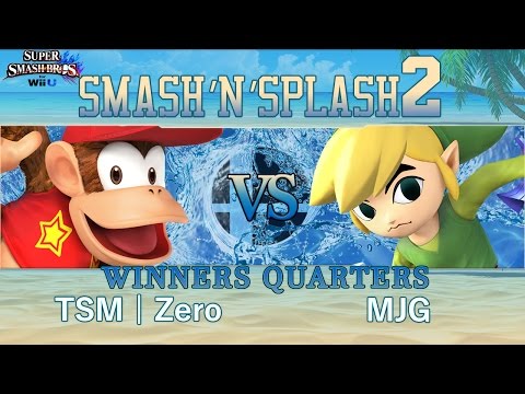 Smash'N'Splash 2  WINNERS QUARTERS - TSM | Zero (Diddy Kong) vs MJG (Toon Link)