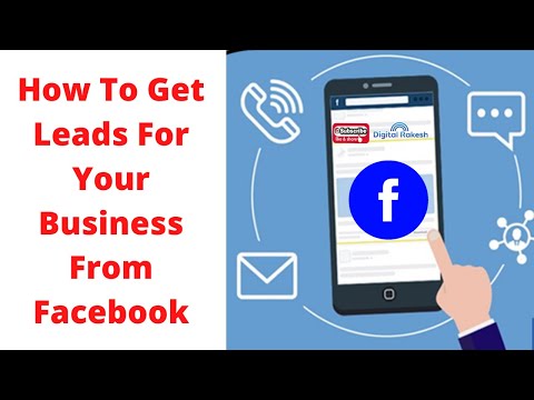 How to get leads for your business from facebook