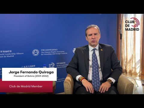 Jorge F. Quiroga. What is the reform global governance most urgently needs today? | Club de Madrid