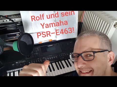 Rolf (DIGITAL) Hacker - Yamaha PSR-E463- Keyboard Cover Impro von Standardtanznummern