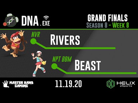 DNA.EXE S8:W8 - NVR | Rivers (Diddy Kong) Vs. NPT | BBM | Beast (Pokemon Trainer) - Grand Finals