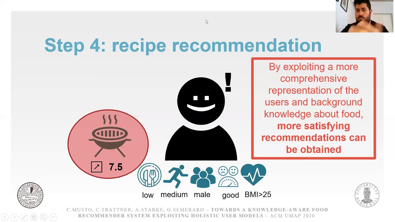 Towards a Knowledge-aware Food Recommender System Exploiting Holistic User Models