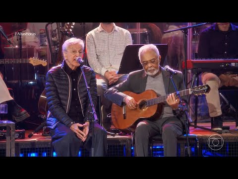 Caetano Veloso e Gilberto Gil cantam "Super-Homem, A Canção" no Altas Horas
