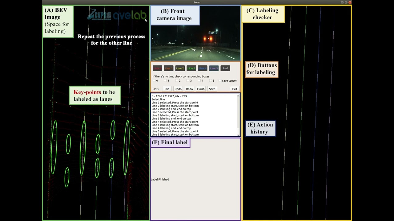 K-Lane: Lidar Point Cloud Lane Labeling Tutorial