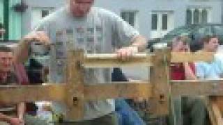 preview picture of video 'Sneem Festival Kevin Downing's pole lathe #1'