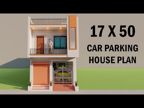 Shop with house plan,17 by 50 dukan or makan ka naksha,3D ghar ka naksha,duplex house elevation