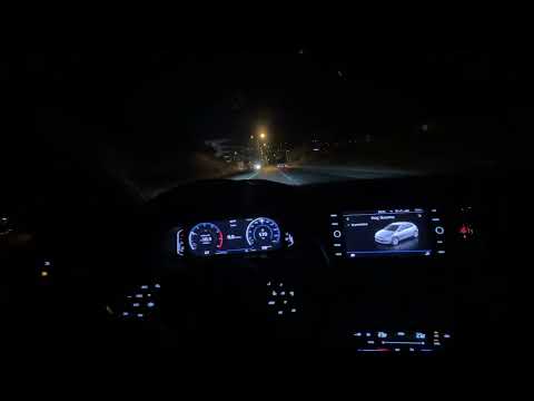 2023 Volkswagen Polo 1.0TSI DSG- POV Night Test Drive - 1.0TSI DSG 95PS Life (Binural Audio)