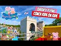 Fly Above PEPPA PIG WORLD On The Queen S Flying Coach Ride May 2023 4K