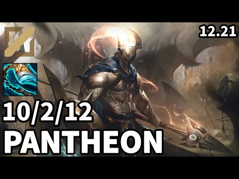 Pantheon Mid vs Galio - KR Master | Patch 12.21