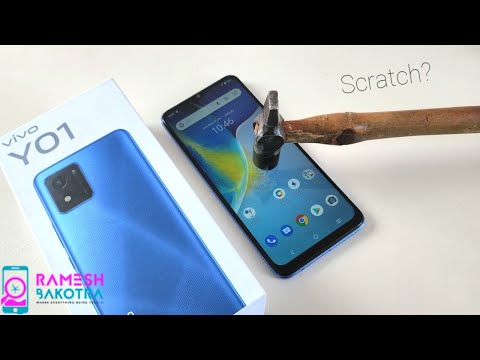 Vivo Y01 Screen Scratch test