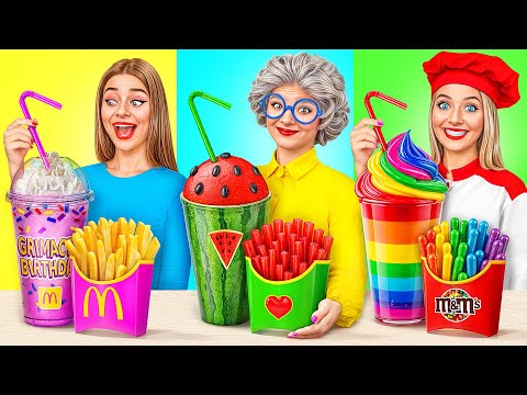 Me vs Grandma Cooking Challenge | Simple Secret Kitchen Hacks and Tools by Multi DO Challenge