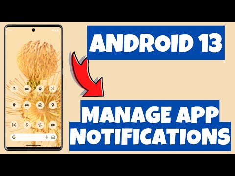 How to Manage App Notifications Android 13
