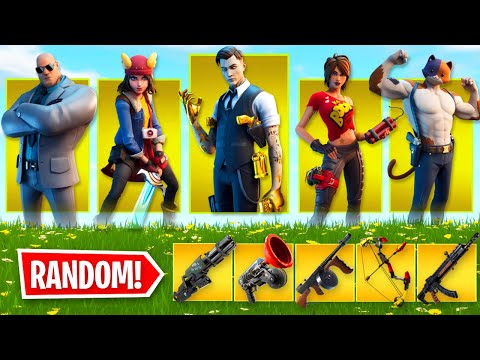 The *RANDOM* Boss CHALLENGE In Fortnite Battle Royale!