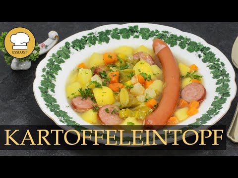 Rustikaler KARTOFFELEINTOPF mit zweierlei Wurst