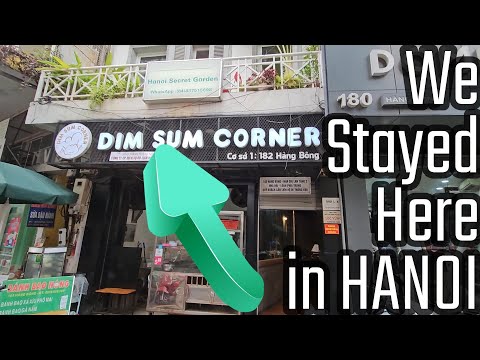 Excursão pela sala do jardim secreto em Hanói, Vietnã