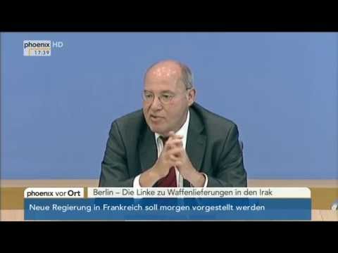 Waffenexporte: Gregor Gysi zu Waffenlieferungen in den Irak am 25.08.2014