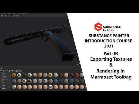 Substance Painter Tutorials for Beginners 01 Course and UI Introduction